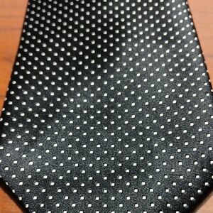 Sean John Black Tie with White Dots